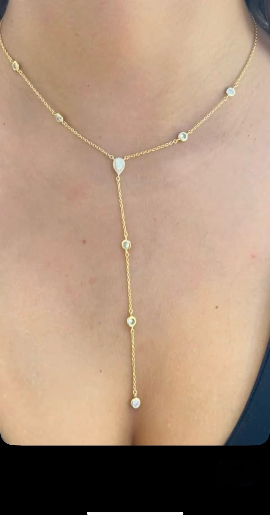 Lariat Necklace.