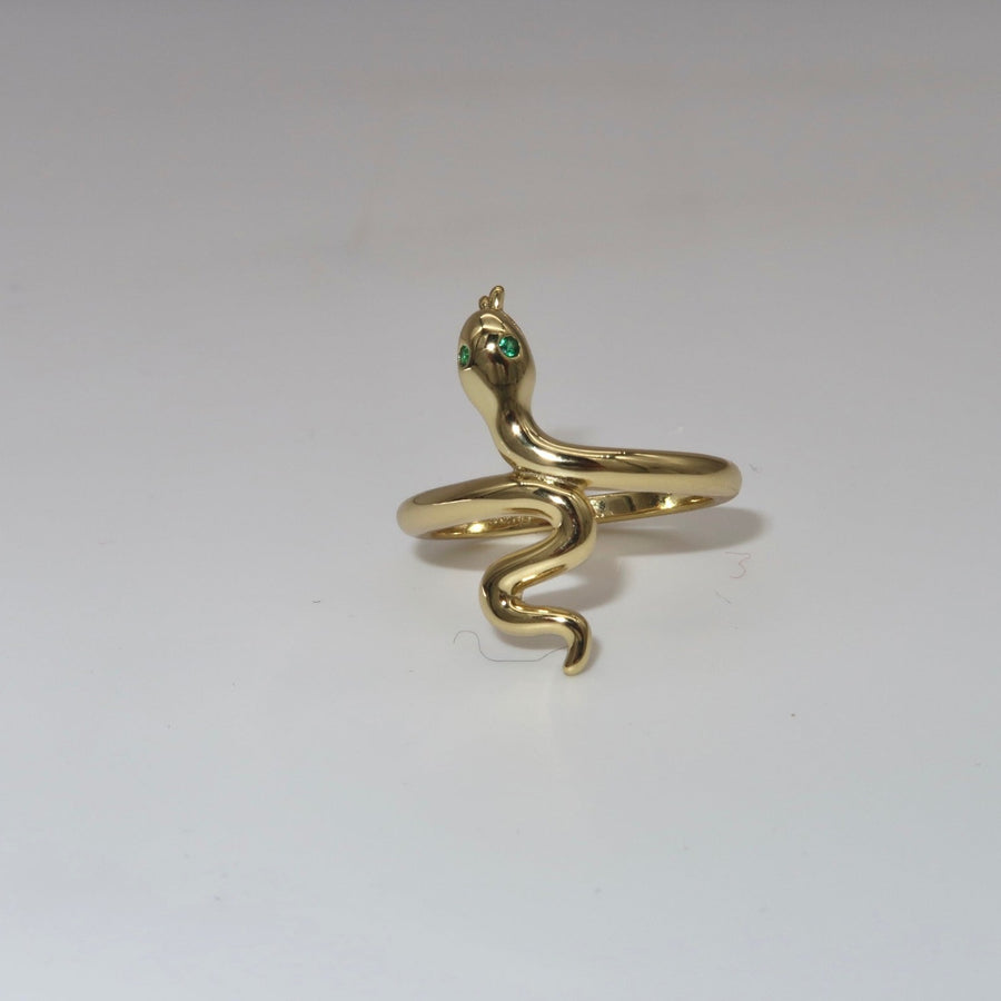 Boho serpent ring