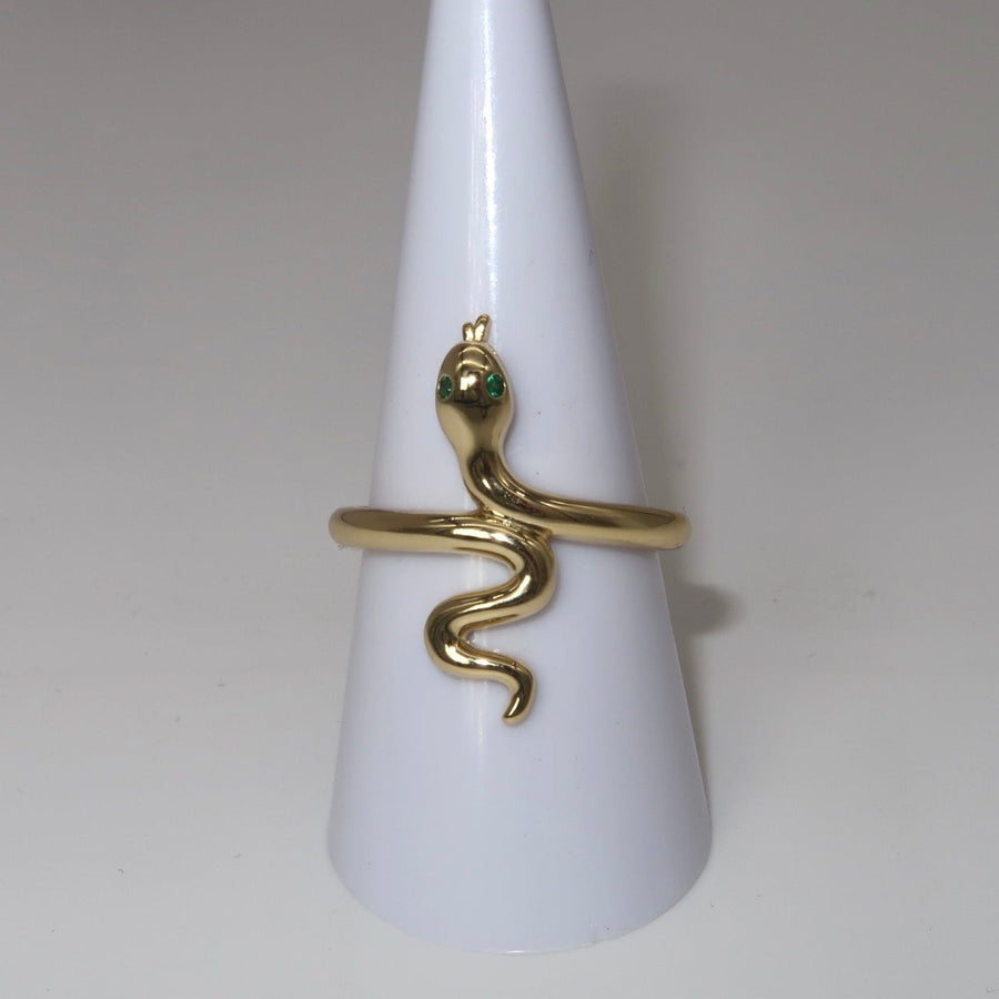 Boho serpent ring