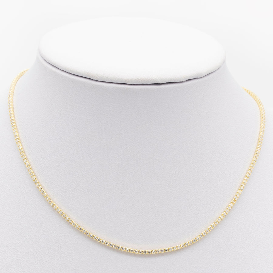 Slim Tennis Necklace.