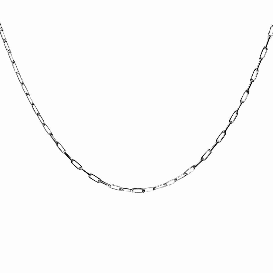 Rectangle Link Chain Choker Necklace